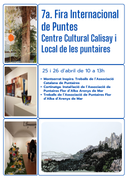 Fira Internacional de Puntes. Exposicions Calisay